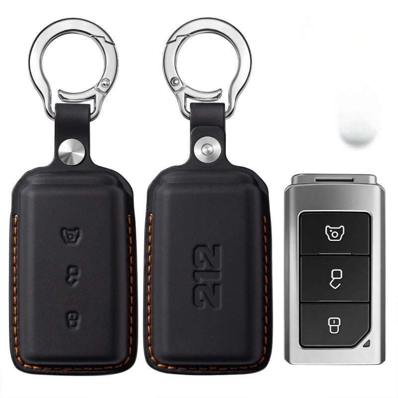 Premium Nappa leather key case for BAW 212