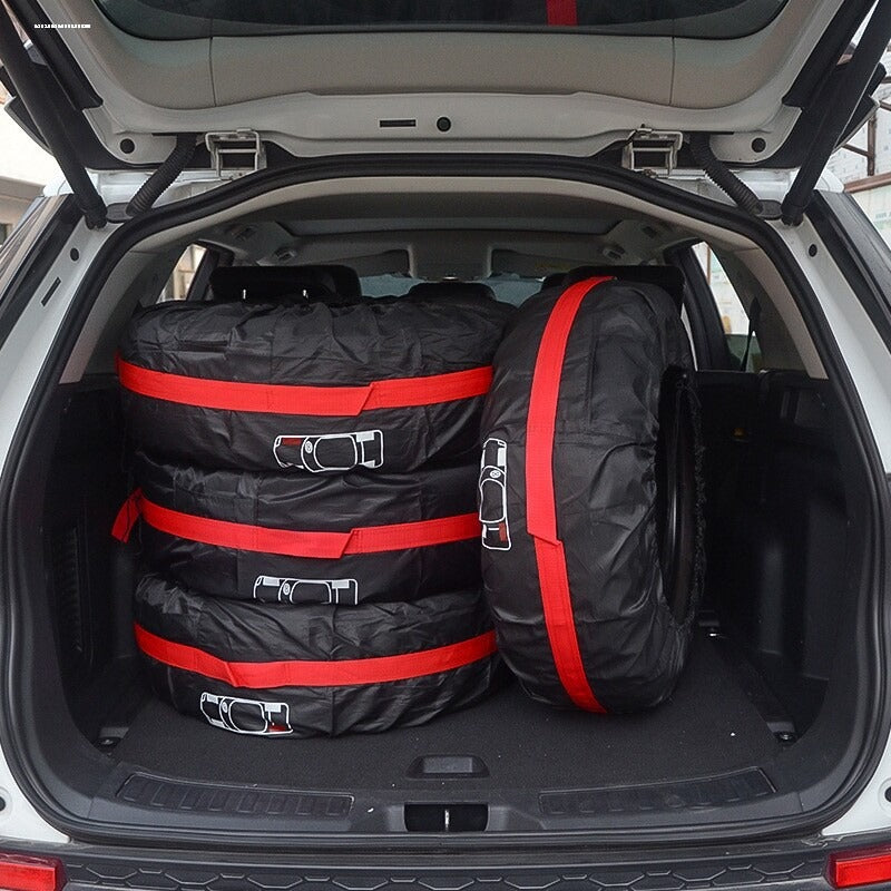 Universal Car Spare Tire Cover 190T Polyester Protection Bag