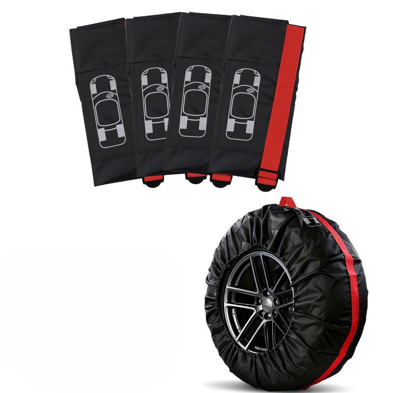 Universal Car Spare Tire Cover 190T Polyester Protection Bag