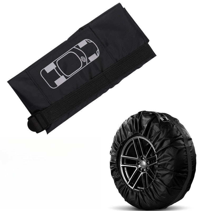 Universal Car Spare Tire Cover 190T Polyester Protection Bag