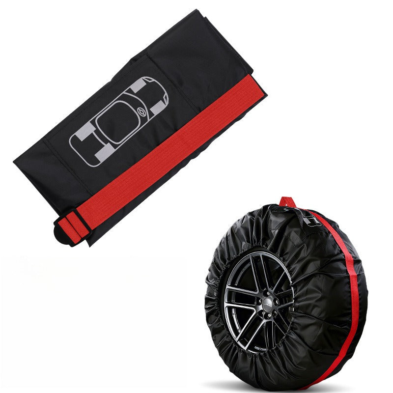 Universal Car Spare Tire Cover 190T Polyester Protection Bag