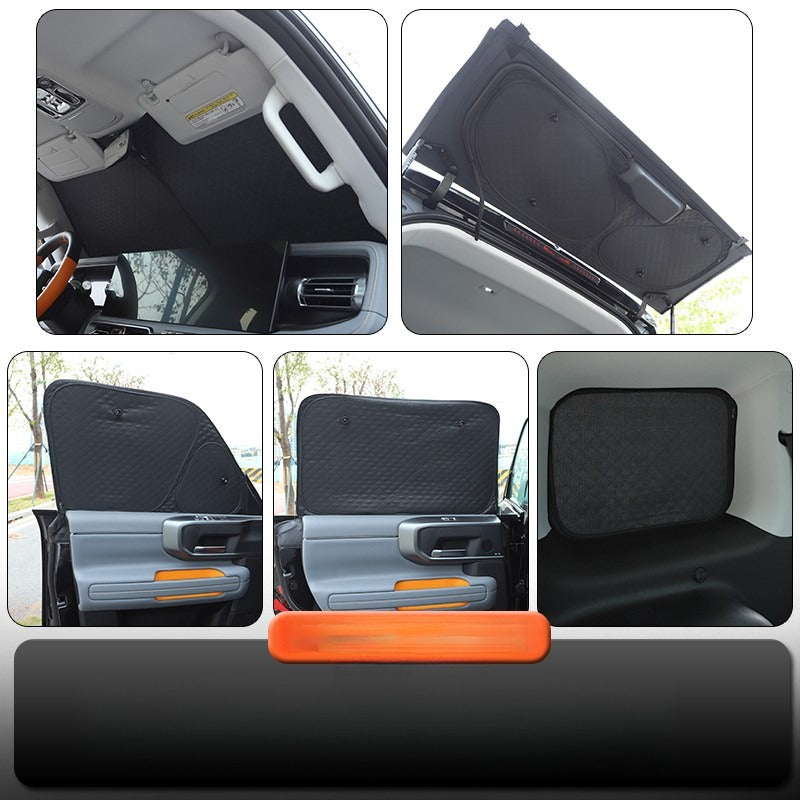 Privacy Blackout Side Window Sunshade Curtain for BJ40e