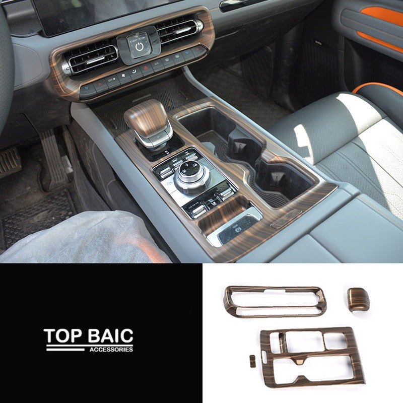 Wood Grain Interior Trim Covers for BAIC BJ40e