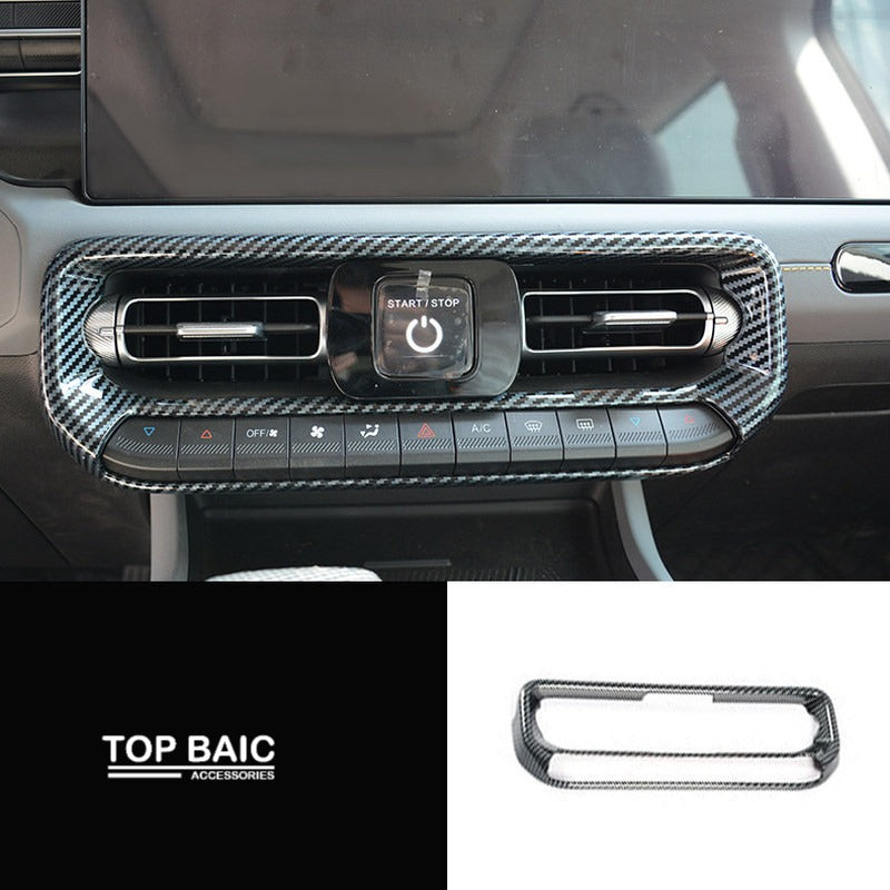 Carbon Fiber Pattern Interior Trim Covers for BAIC BJ40e