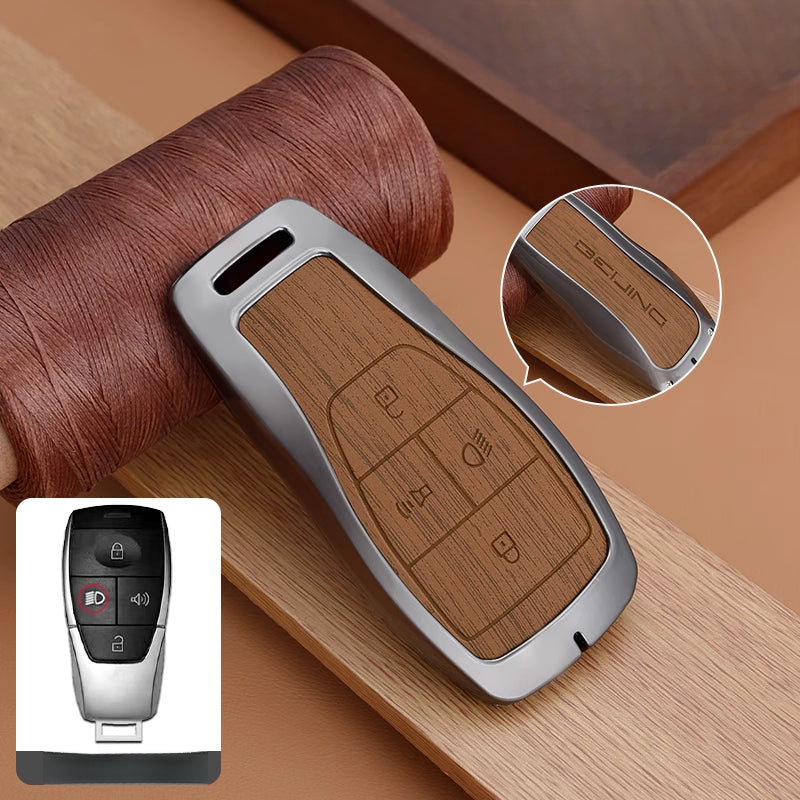 Alloy Key Case Durable Protective Cover For BAIC BJ60/BJ40/BJ30