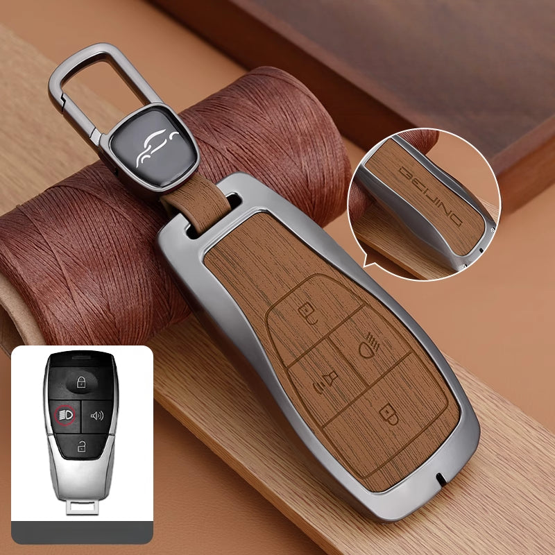 Alloy Key Case Durable Protective Cover For BAIC BJ60/BJ40/BJ30