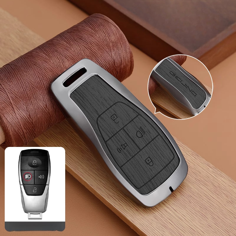 Alloy Key Case Durable Protective Cover For BAIC BJ60/BJ40/BJ30