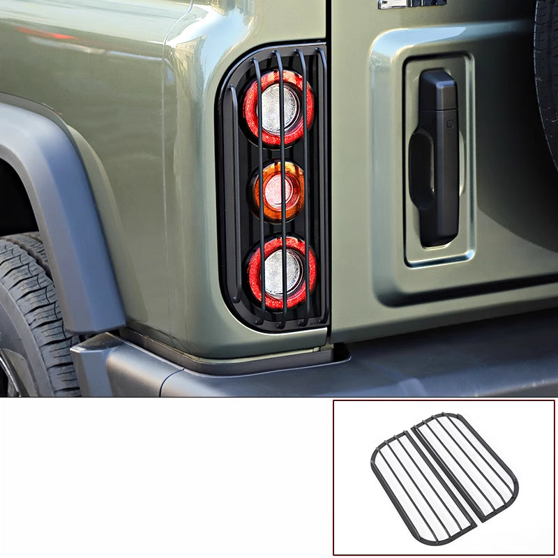 Smoked Tail Light Covers Black Warrior Style For BAW 212